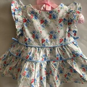 Janie and Jack Floral Ruffle Dress
